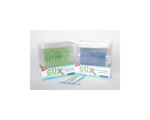 Microbrush - STIX64B - Adhesive Tip Applicator, Original, Blue, 64/pk