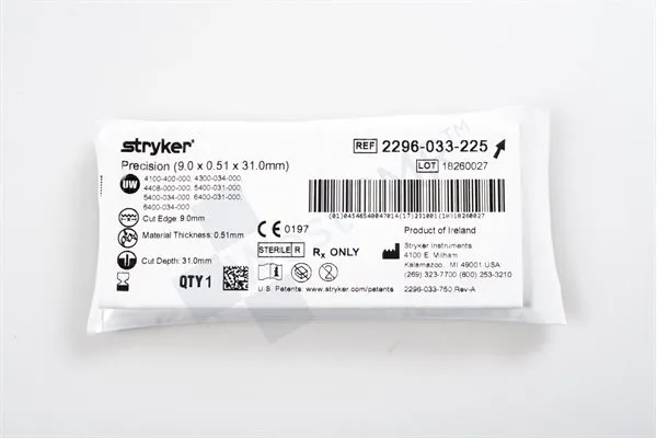 Stryker - 2296-033-225 - STRYKER PRECISION (9.0 X 0.51 X 31.0MM)