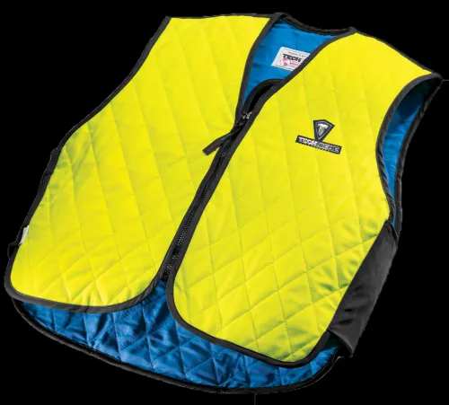 Techniche International - 6529-HV-SH-XL - TechNiche Evaporative Cooling HiVis Fall Protection Vest