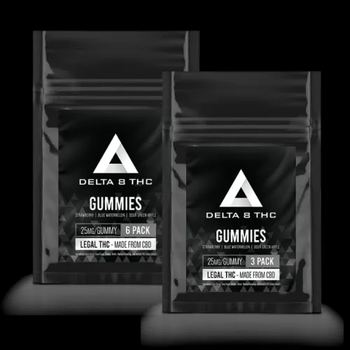 USAHemp - 956942386498 - Delta 8 Gummies 3 Pack (25mg Each), Assorted Flavors