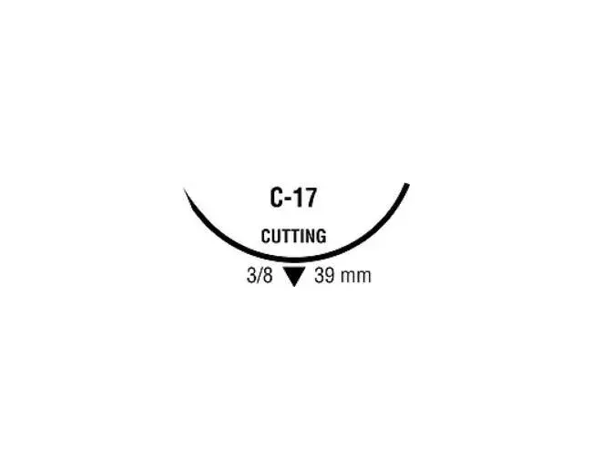 Medtronic / Covidien - SN672 - Suture, Reverse Cutting, Needle C-17, 3/8 Circle