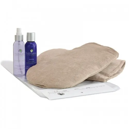 Wr Medical Electronics - Therabath - 2400 - Hand comfort kit, 2 mitts, 100 liners, 4-oz hydrating cream, 4-oz sanitizing spray.